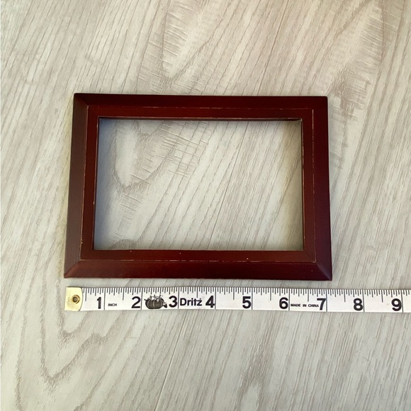 5/$20 Small Wood Distressed Photo Frame 4x6 with Glass - Picture 2 of 6